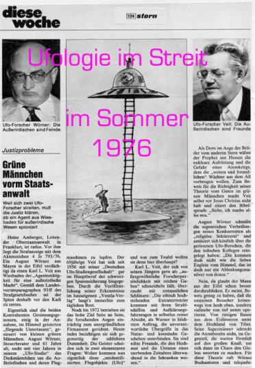 1976-09-d-Blick auf die Ufologie in den Medien in Deutschland - Lächerlicher ging es nicht mehr