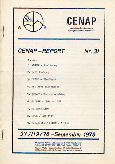 1978-09-cr-CENAP-Report erscheint ab sofort in Fotokopie statt Umdruck-Verfahren