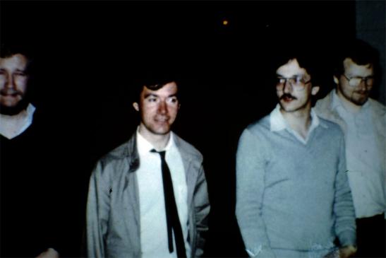 1982-10-gl-CENAP-Team bei GEP-Tagung in Lu00fcdenscheid - Gerald, Hansju00fcrgen, HW