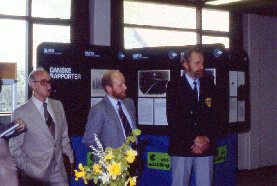 1983-03-ag-H.C.Petersen, SUFOI-Leiter Peter A.Hansen und UFO-Zeuge Polizist Ewald Hansen Marup
