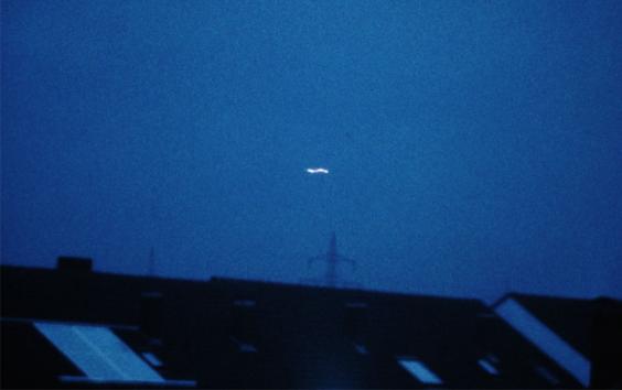 1984-05-fk-CENAP-Hessdalen-Vergleichstest-Aufnahmen - Flugzeugscheinwerfer-Effekt
