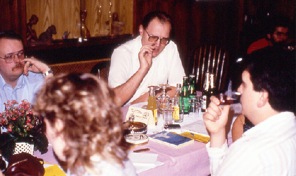 1984-10-ao-Axel Ertelt und DUIST-Mitglied - UFO-Treff-Heilbronn