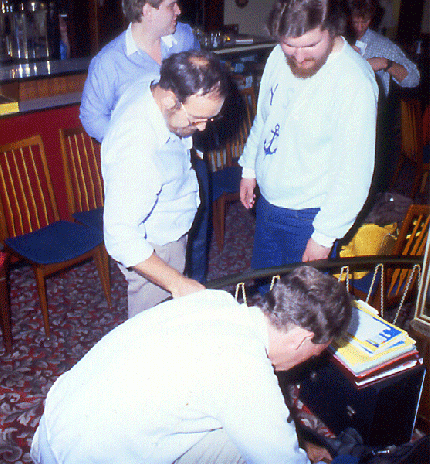 1985-10-ak-Roland, Oskar, Werner und Jochen