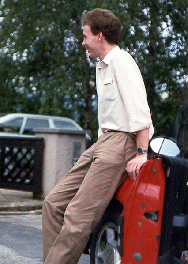 1988-09-ab-Jochen Ickinger bei Klaus Webner in Wiesbaden