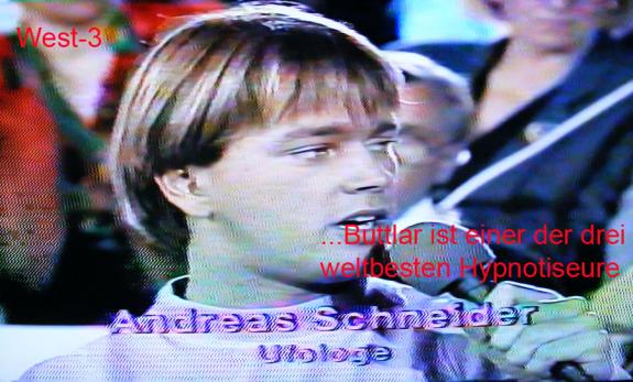 1990-09-wga-Andreas Schneider lies sich von Buttlar eine Hypnoserückführung durchführen...