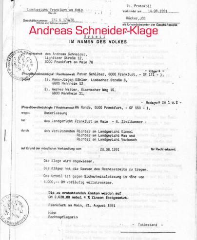 1991-08-k- Akte Aufschneider Andreas Schneider