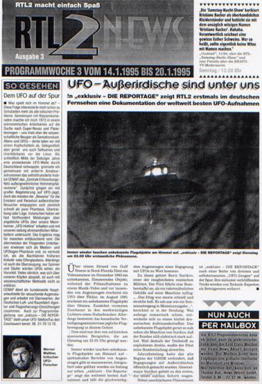 1995-01-f-CENAP bei TV-Sender RTL-2