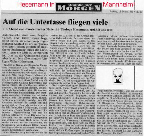 1995-03-h-Presse-Echo zu Michael Hesemann Vortrag