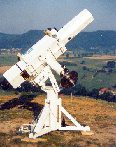 1995-08-aa-Astronomie-Nacht-Vorbereitungen auf Bastberg-Elsaß - Frankreich