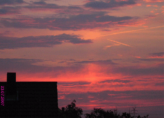 2007-07-dae-Sonnenuntergang-Sonneneffekt - Mannheim
