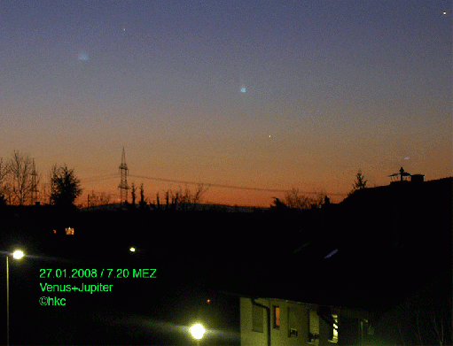 2008-01-hla-Jupiter+Venus am Morgenhimmel
