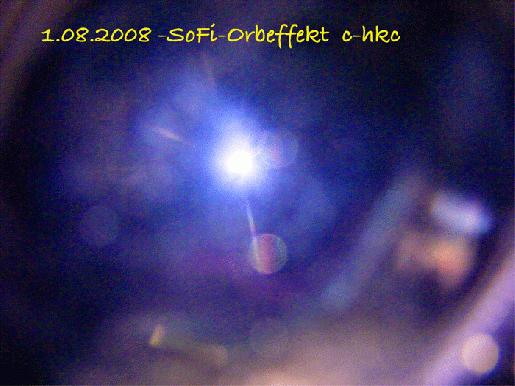 2008-08-am-SoFi-ORB-Effekte durch Sonnen-Reflexionen