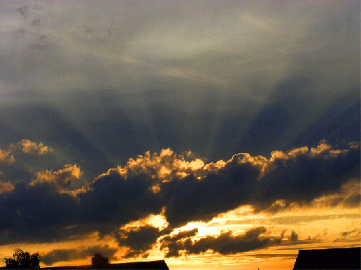 2008-09-aba-Sonnenuntergang mit Wolkenschatteneffekt
