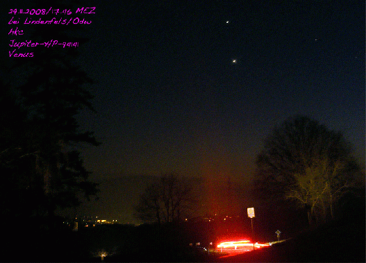 2008-11-hba-Jupiter + Venus bei Lindenfels-Odenwald