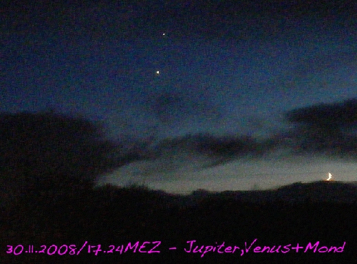 2008-11-hhfk-Jupiter + Venus bei Mondsichel