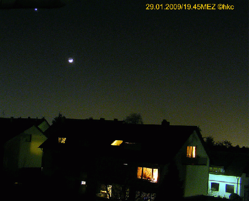 2009-01-f-Venus und Mondsichel über Mannheim