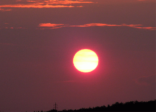 2009-06-gbg-Sonnenuntergang - Odenwald