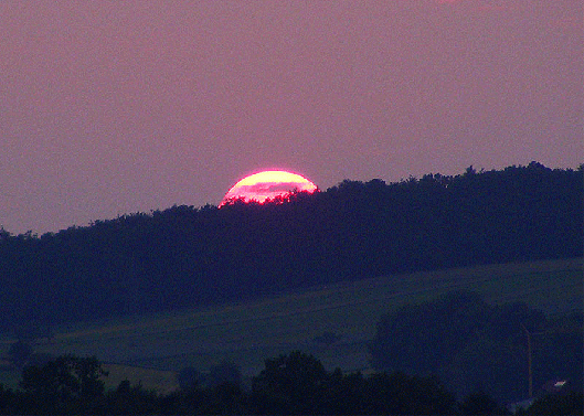 2009-06-gbod-Sonnenuntergang - Odenwald