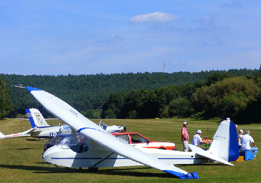 2009-08-hekb-Segelflugzeug - Obernau