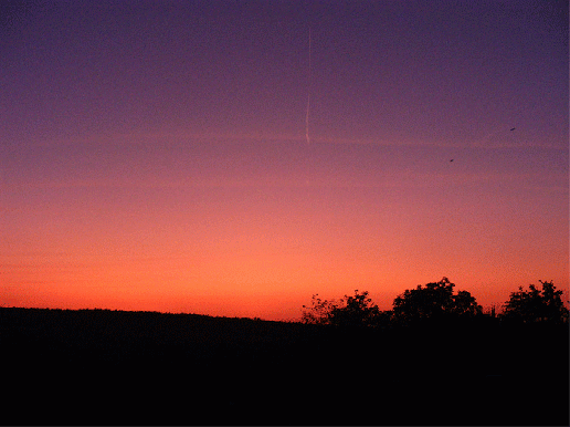 2009-09-cdl-Sonnenuntergang - Odenwald