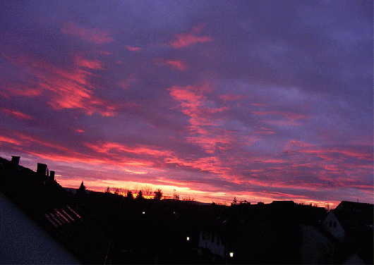 2009-11-fta-Sonnenaufgang über Mannheim