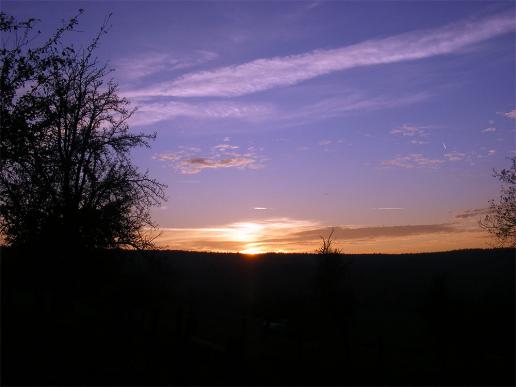 2011-11-ahc-Sonnenuntergang - Odenwald