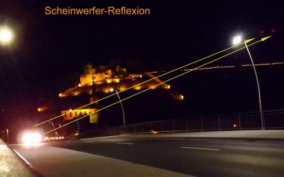 2013-05-ci-Auto-Scheinwerfer-Reflexion
