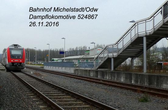 2016-11-db-Dampflokomotive - Michelstadt/Odenwald