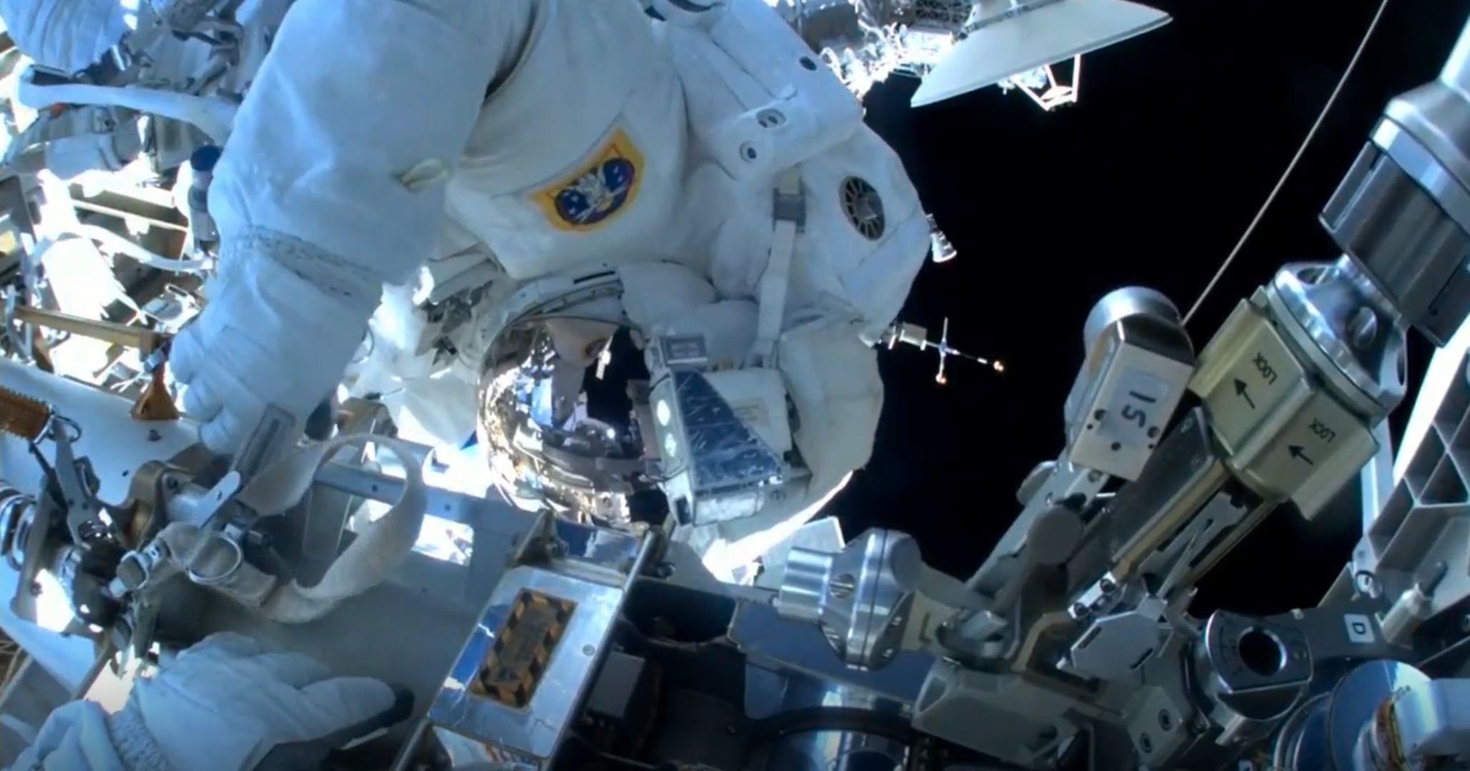 esa-astronaut-sophie-adenot-during-eva-97-pillars