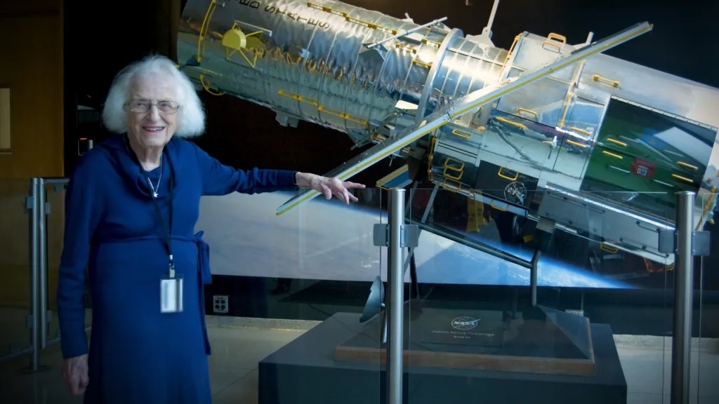 nancy-grace-roman-with-hubble-scale-model