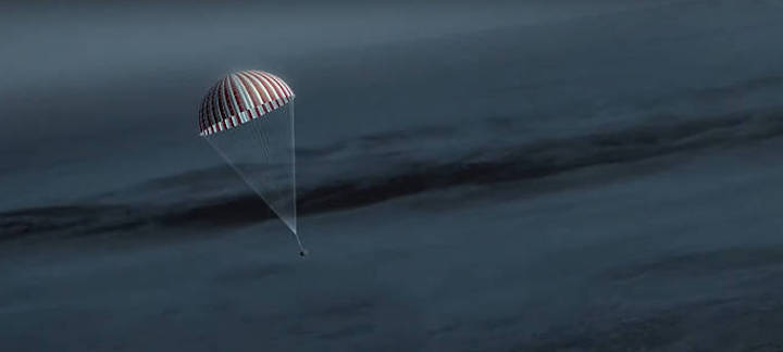 osiris-rex-capsule-parachuting-animation